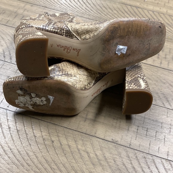 Sam Edelman Codie Snake Booties size 7.5 - Picture 7 of 9
